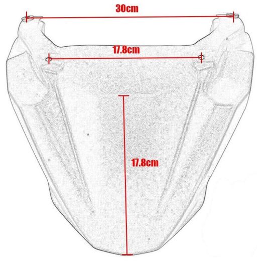 MD FENDER FRONT BEAK YAMAHA TRACER 900/GT 2015-2020 SUZUKI V-STROM DL650 2004-2007