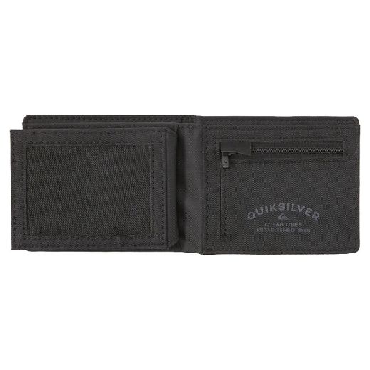 QUIKSILVER STICHY TRI-FOLD BLACK