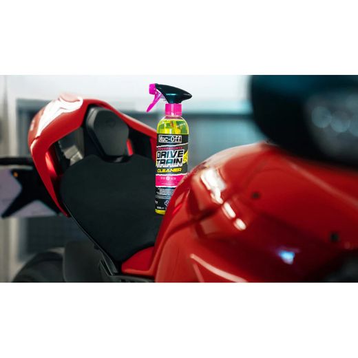 Καθαριστικό Σπρέι MUC-OFF POWERSPORTS DRIVETRAIN 500ml για λάδια λίπη γράσα