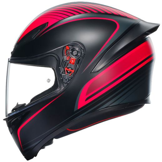motorcycle full-face helmets AGV k1 S WARMUP BLACK/PINK mplk ece 2206 helmet Chania