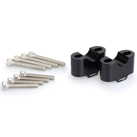 PUIG 30mm ΑΠΟΣΤΑΤΕΣ ΤΙΜΟΝΙΟΥ 22mm BLACK