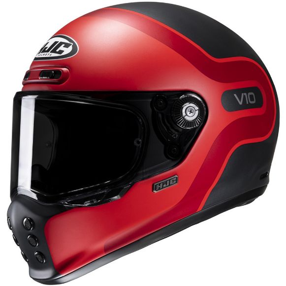 Ρετρό Full Face Κράνη HJC V10 vintage κράνος μηχανής GRAPE MC1SF