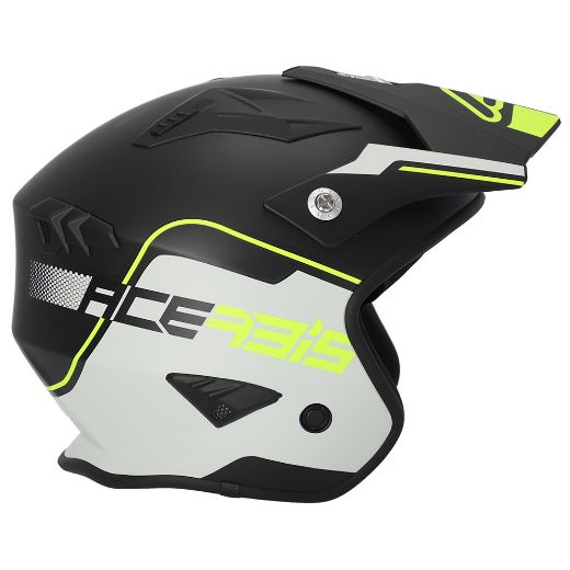 Open Face σκούτερ Κράνη ACERBIS ARIA JET μαύρο κίτρινο