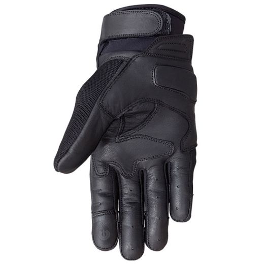 Motorcycle leather summer gloves Nordcode Metro black Chania