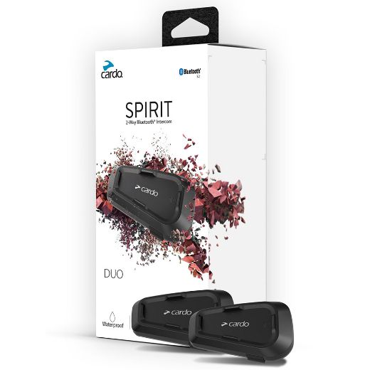 Ενδοεπικοινωνία Κράνους Μηχανής CARDO SPIRIT DUO Bluetooth Διπλή ενδοεπικοινωνια μηχανης