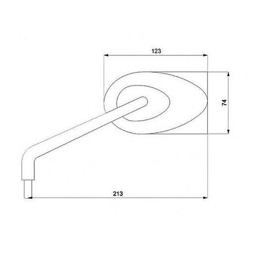 Καθρέπτες σετ BARRACUDA STONE B-LUX Σετ καθρέφτες μηχανής μαύρο