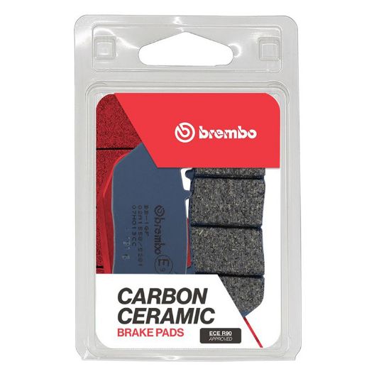 BREMBO Τακάκια Φρένων HONDA VFR F 1200 πίσω τακάκια 07HO13CC carbon κεραμικά blue μπλε