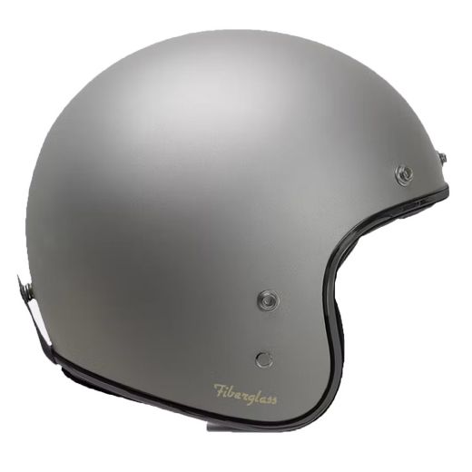 Ρετρό Κράνη GARIBALDI G02X Vintage καλοκαιρινο Jet κράνος MATT METAL GREY ματ γκρι