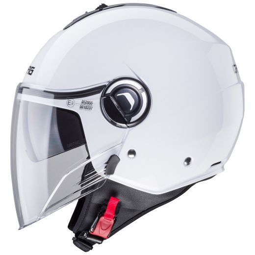 Jet Κράνη μηχανής CABERG RIVIERA V4X Ανοιχτό Open Face κράνος A1 WHITE