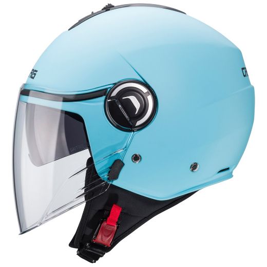 Jet Κράνη μηχανής CABERG RIVIERA V4X Ανοιχτό Open Face κράνος K7 MATT LIGHT BLUE