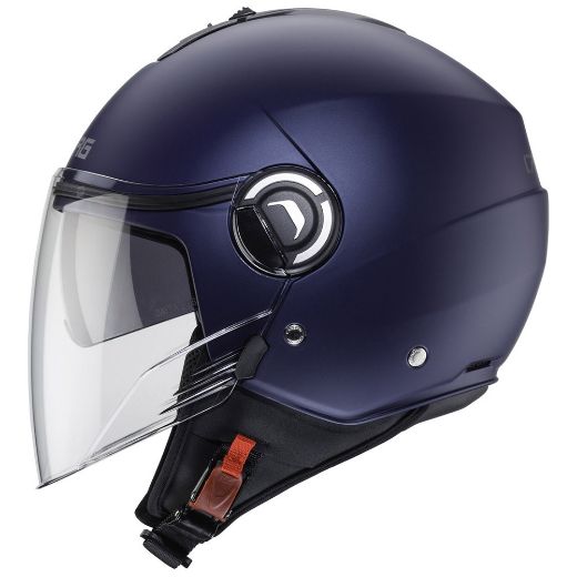 Jet Κράνη μηχανής CABERG RIVIERA V4X Ανοιχτό Open Face κράνος 48 MATT BLUE YAMA