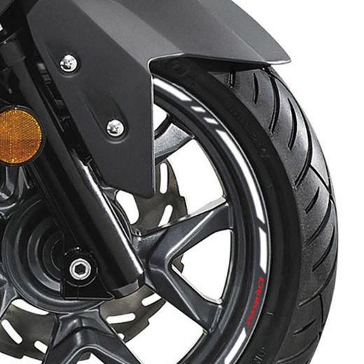 MD Ταινίες τροχών SYM CRUISYM 250 300 αυτοκόλλητη ταινία τροχών MOTO DISCOVERY WHITE RED