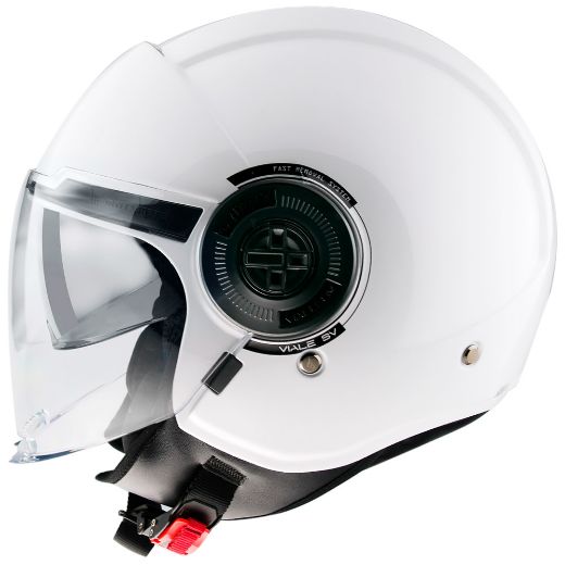 Jet Κράνη μηχανής MT VIALE SV S Ανοιχτό Open Face κράνος A0 GLOSS WHITE