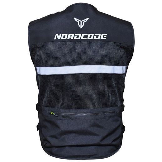 Γιλέκο ασφαλείας NORDCODE SAFETY VEST II γιλέκα μηχανής μαύρο