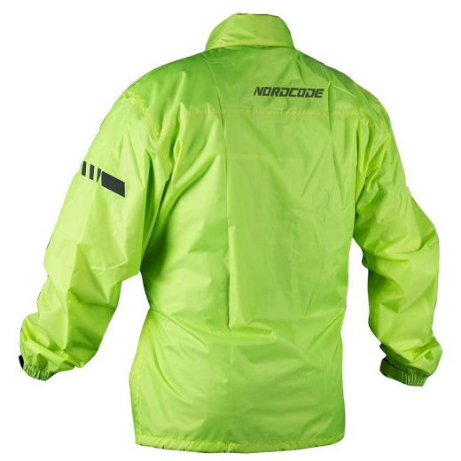 αδιάβροχα μπουφάν μηχανής NORDCODE RAIN JACKET II πάνω αδιάβροχο τζάκετ φλούο κίτρινο