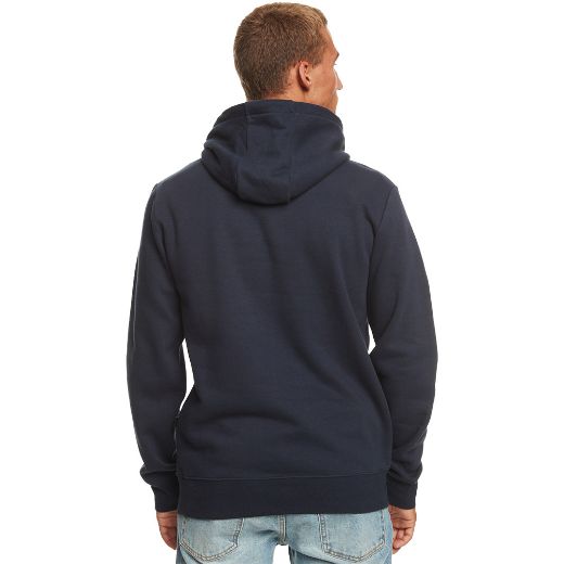 Ανδρικά φούτερ QUIKSILVER LANDSCAPE LINES Αντρικά φούτερ με κουκούλα Navy Blazer μπλε