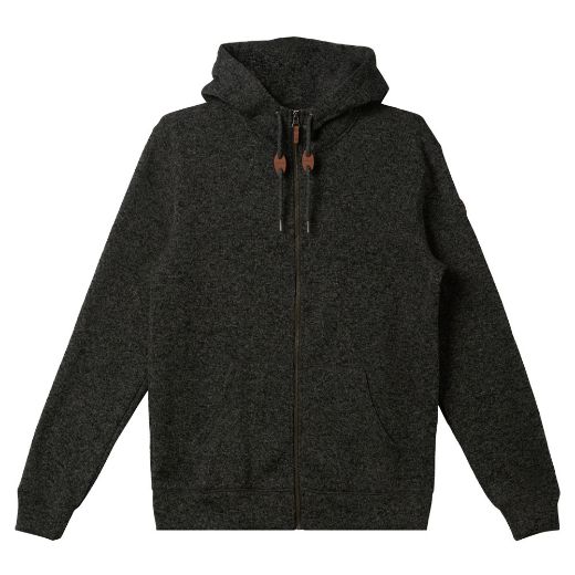 Ζακέτα με κουκούλα QUIKSILVER KELLER γκρι