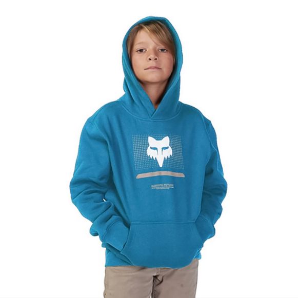 FOX YOUTH OPTICAL FLEECE ΦΟΥΤΕΡ ΜΕ ΚΟΥΚΟΥΛΑ M BLU
