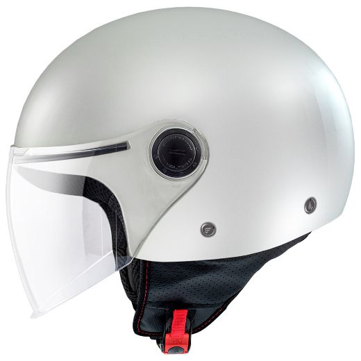 Jet Κράνη μηχανής MT STREET S Ανοιχτό Open Face κράνος 22.06 A0 GLOSS WHITE