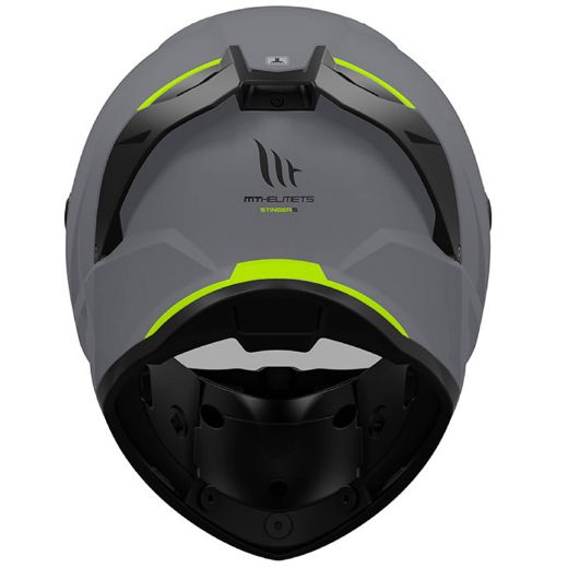 motorcycle full-face helmets MT STINGER 2 helmet ECE 2206 A12 GREY MATT