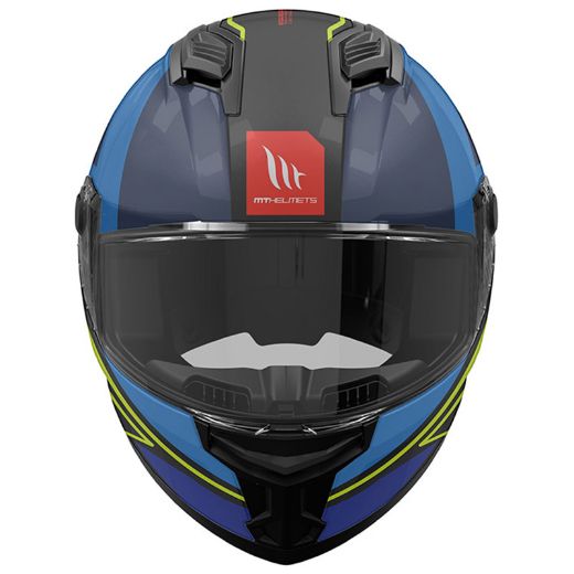 full-face κράνη μηχανής MT STINGER 2 κράνος ECE 22.06 POUN B6 μαύρο μπλε ματ