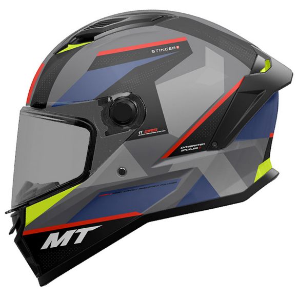 MT STINGER 2 FULL-FACE ΚΡΑΝΗ CHESTE B7 BLACK/GREY/BLUE MATT