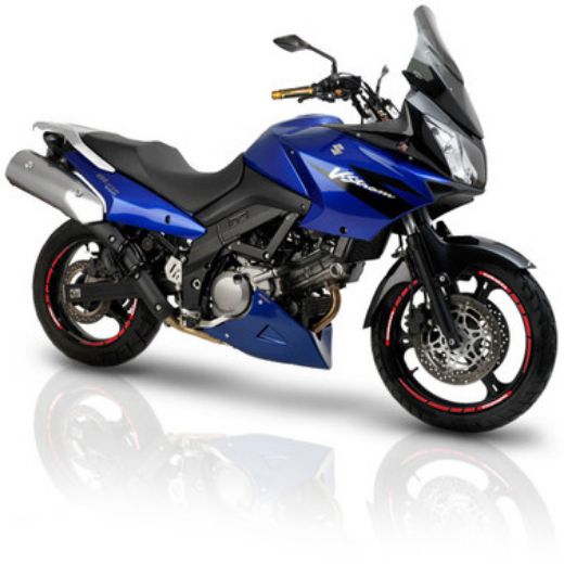 Motorcycle windscreen Barracuda Aerotourer Suzuki V-Strom DL-650 2004 - 2011 dark fume Chania