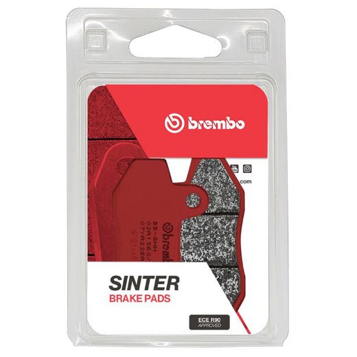 BREMBO Μπροστινά τακάκια φρένων HONDA KAWASAKI TRIUMPH συνθετικά κόκκινα Χανιά