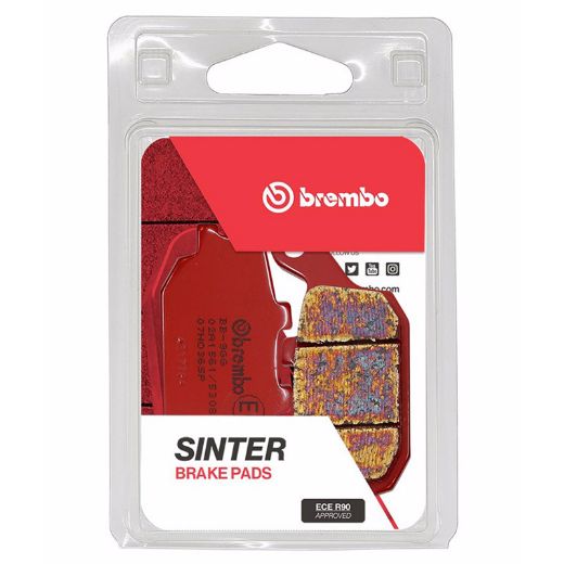 BREMBO Τακάκια Φρένων YAMAHA HONDA SUZUKI KAWASAKI πίσω τακάκια 07HO36SP συνθετικά red κόκκινο