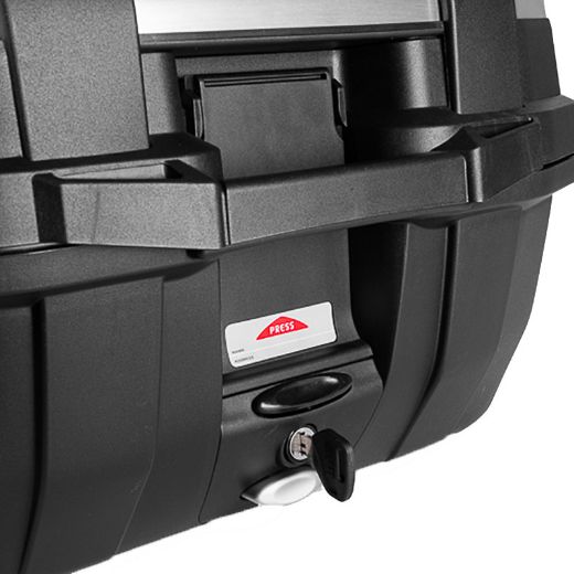 GIVI TRK52B TREKKER μαύρη αλουμινένια μπαγκαζιέρα μηχανής Χανιά