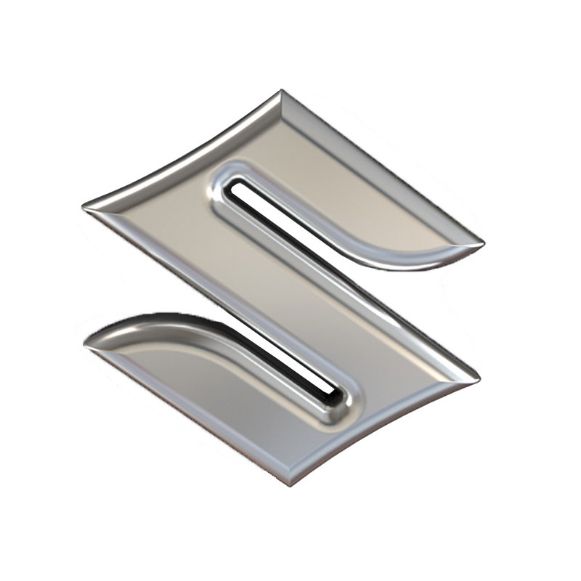 MOTO DISCOVERY 3D SUZUKI EMBLEM 4.5CM CHROME