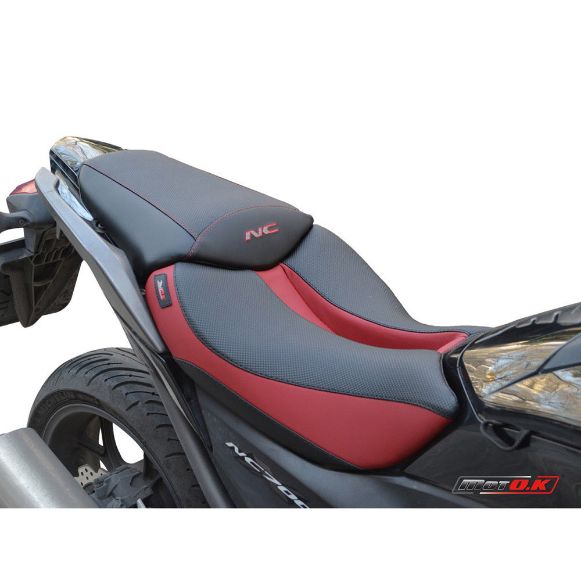 MOTO.K BLACK/RED ανατομική σέλα HONDA NC700 Χανιά