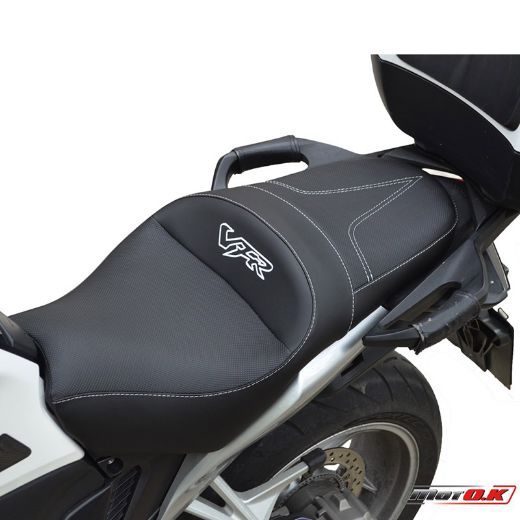 MOTO.K comfort seat Honda VFR-1200 (2010 - 2018) + Prostate space black chania