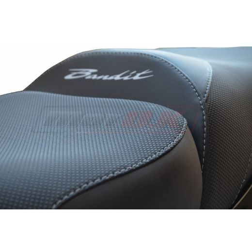 MOTO.K comfort seat Suzuki Bandit 650 / 1200 / 1250 (2005 - 2009) + emroidery logo & prostate space SUZUKI BANDIT 650 chania
