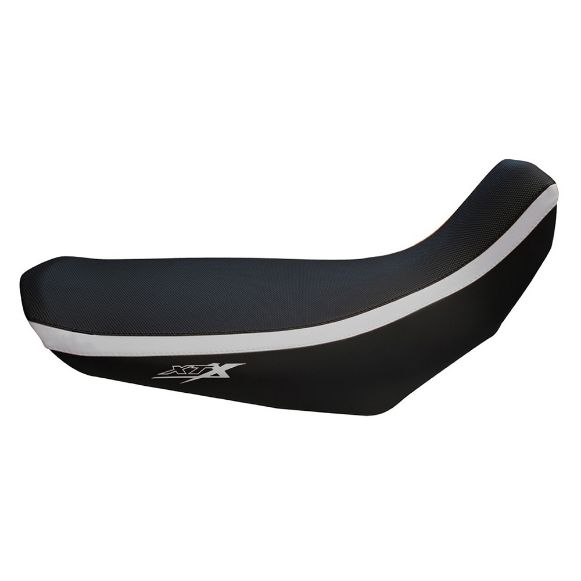 MOTO.K D323 BLACK/WHITE SEAT COVER FOR YAMAHA XT660X