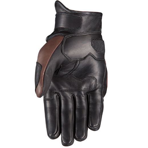 NORDCODE GT-CARBON δερμάτινα καλοκαιρινά γάντια καφέ