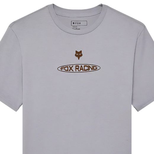 Fox Planet Moto Premium short sleeve t-shirt steel grey