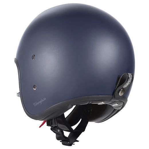 Motorcycle vintagre - retro helmet Garibaldi G03X metal dirty blue Chania