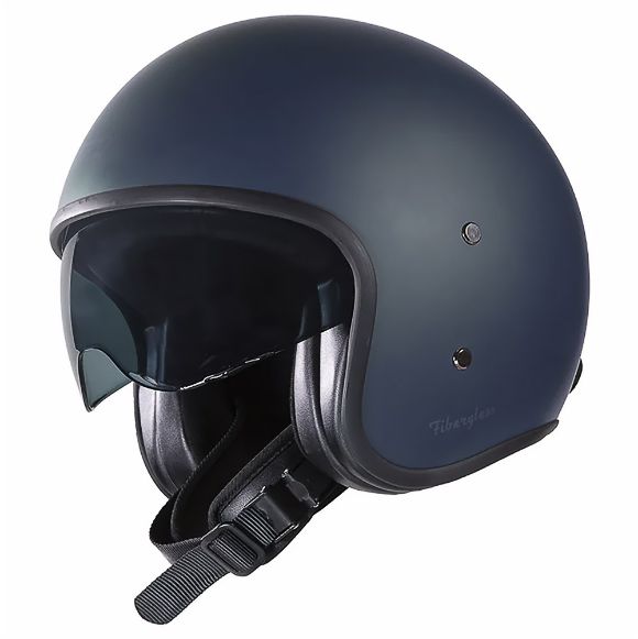 Garibaldi G03X ρετρό κράνος metal dirty blue