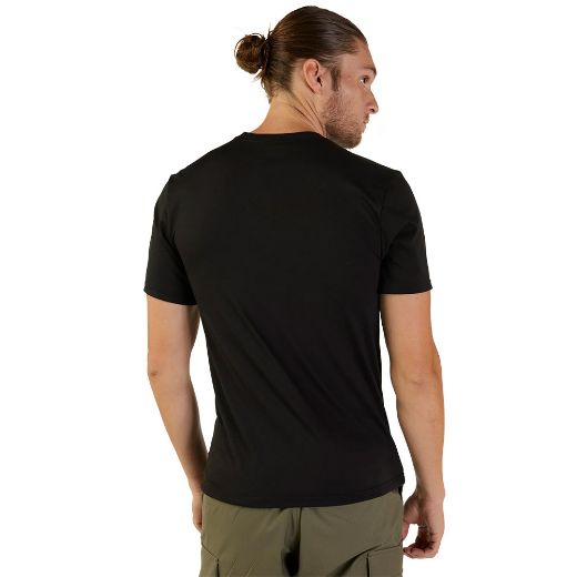 Ανδρικές Κοντομάνικες Μπλούζες FOX WORDMARK TECH Ανδρική Μπλούζα Black Μαύρη