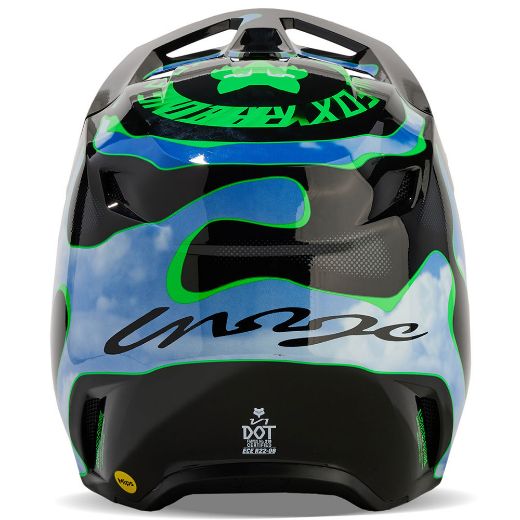 FOX V1 HELMETS MX ATLAS BLACK/GREEN