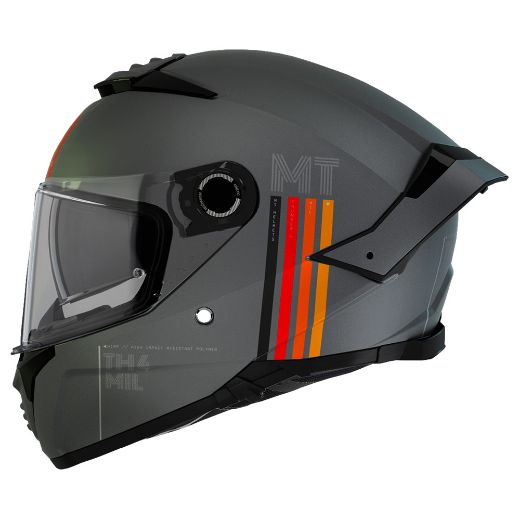 full-face κράνη μηχανής MT THUNDER 4 SV κράνος C2 MIL MATT GREY