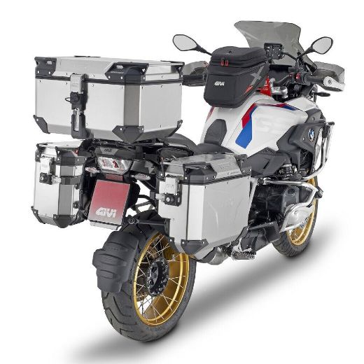 Μπαγκαζιέρες μηχανής GIVI TREKKER OUTBACK EVO OBKE58A Μπαγκαζιέρα μοτοσυκλέτας monokey 58L ασημί