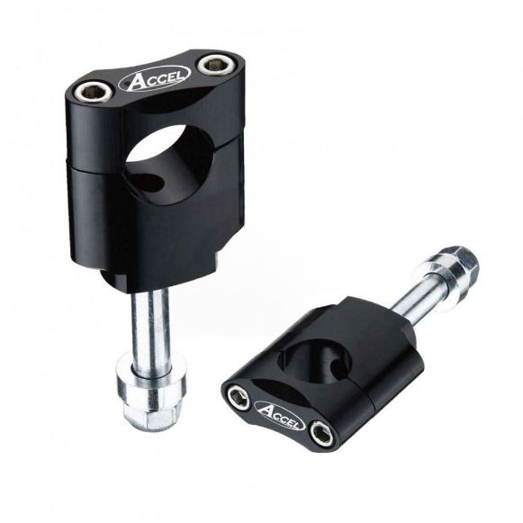 Καβαλέτα τιμονιού Accel 22mm με πείρο 10mm μαύρα Χανιά