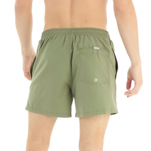 Ανδρικά Μαγιό QUIKSILVER BEHIND WAVES Αντρικό Μαγιό 15in Four Leaf Clover λαδί