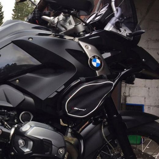 MARSELUS Τσαντάκια για κάγκελα BMW R1200GS 2004-2012 0055-04 κάγκελα HEPCO & BECKER μαύρα