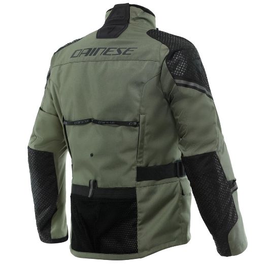Ανδρικά Χειμερινά Μπουφάν DAINESE LADAKH 3L D-DRY Χειμερινό αδιάβροχο τζάκετ μηχανής army-green black λαδί μαύρο