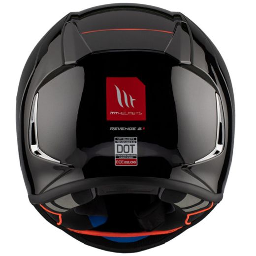 MT REVENGE 2 S FULL-FACE HELMETS A1 BLACK GLOSS