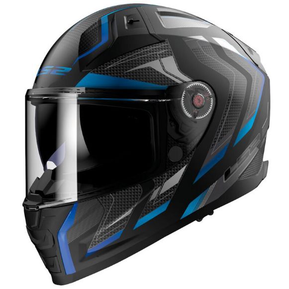 LS2 VECTOR II FULL-FACE ΚΡΑΝΗ ECE 22.06 ALIZER BLACK BLUE