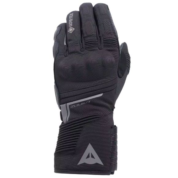 Dainese Funes Gore-Tex χειμερινά γάντια μηχανής μαύρο χανιά